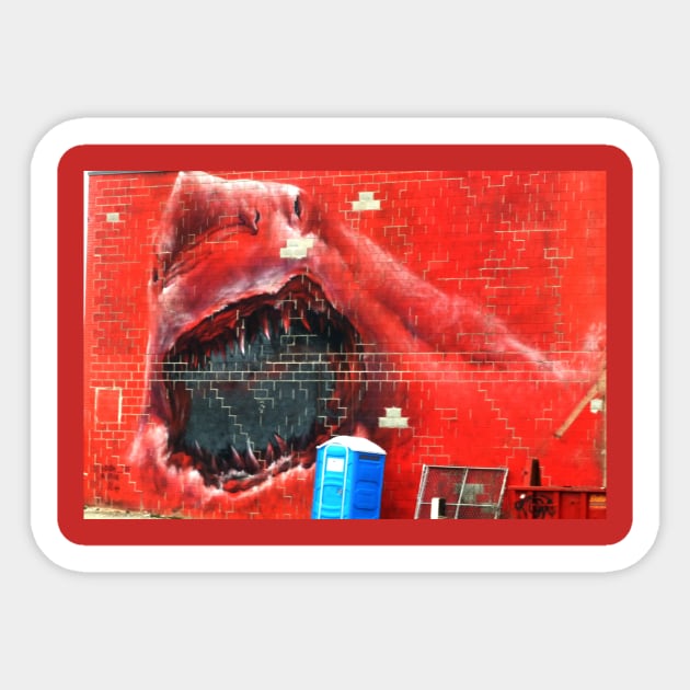 Shark Sticker by ThomasGallant